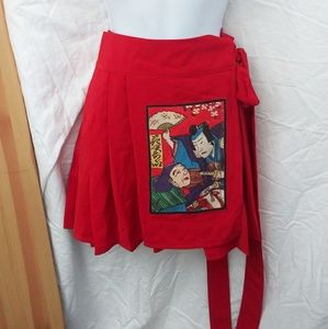 Cong Tailor Graphic Print Mini Skirt